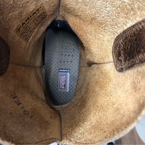 Ariat Rambler Bomber Western Leather Work Cowboy 10002317 Boots SZ 10.5EEE R1 - Picture 10 of 13